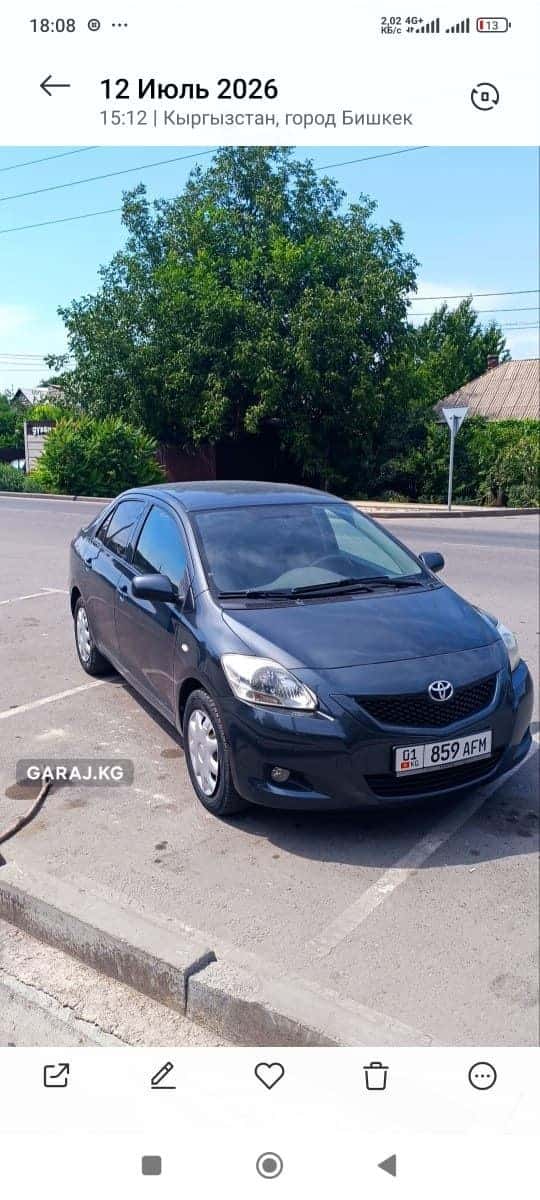 Toyota Yaris 2010, Бишкек