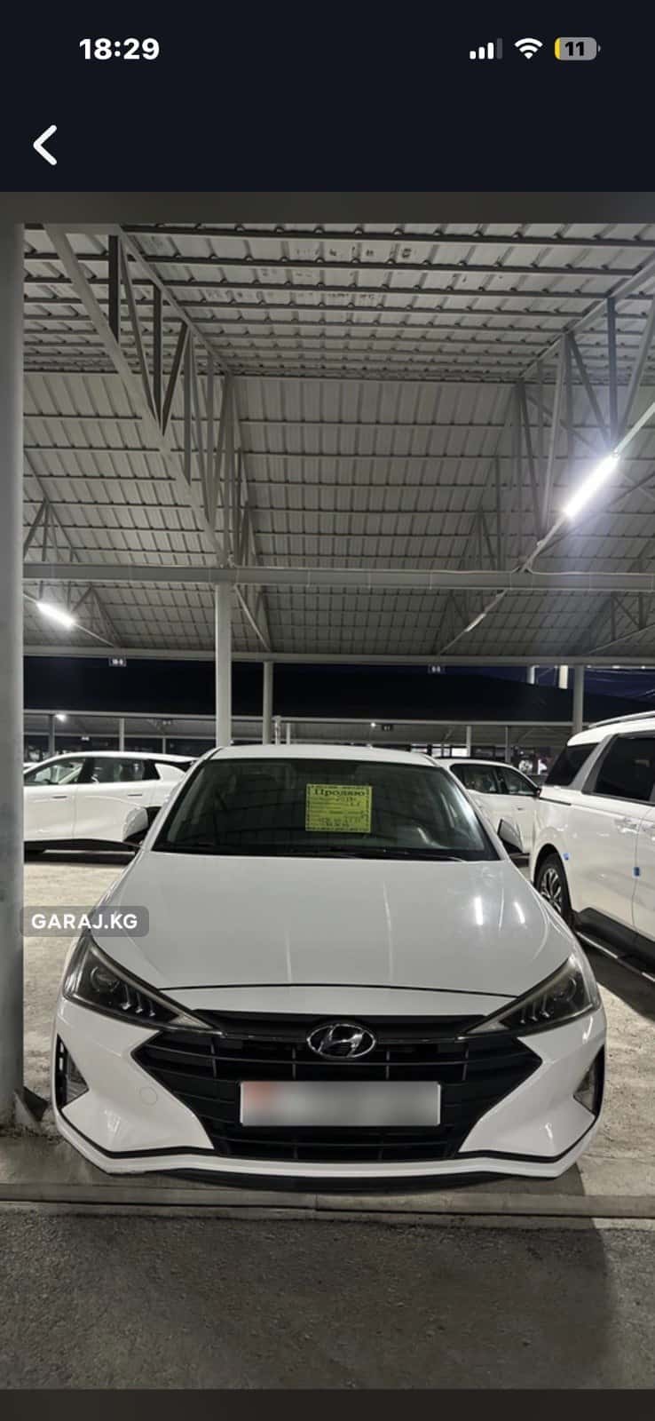 Hyundai Avante 2019, Ош