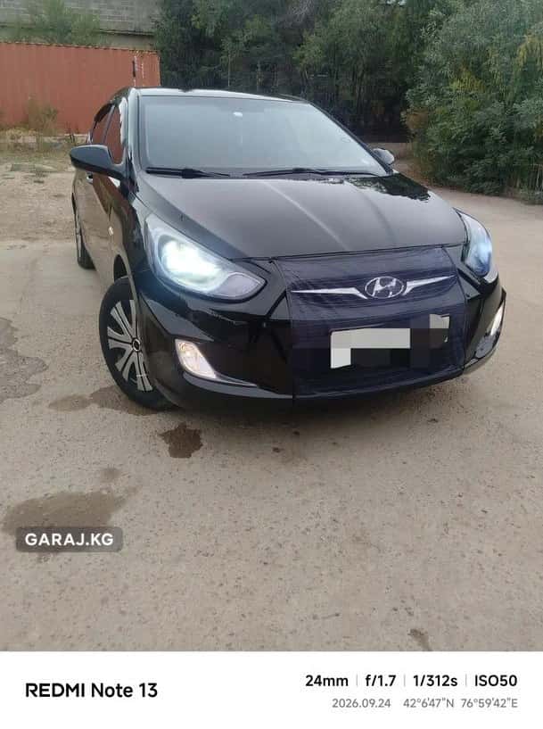 Hyundai Solaris 2012, Боконбаево