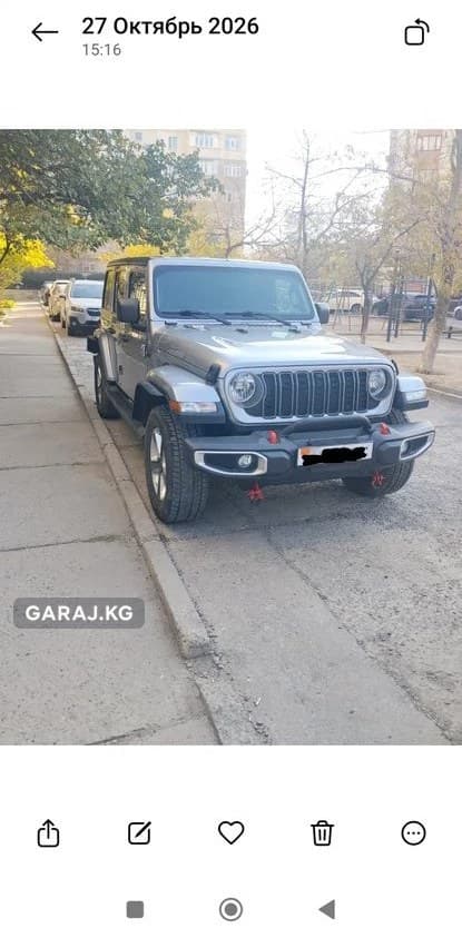 Jeep Wrangler 2020, Бишкек